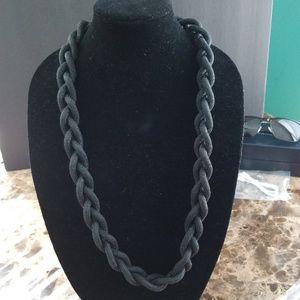Black mesh necklace